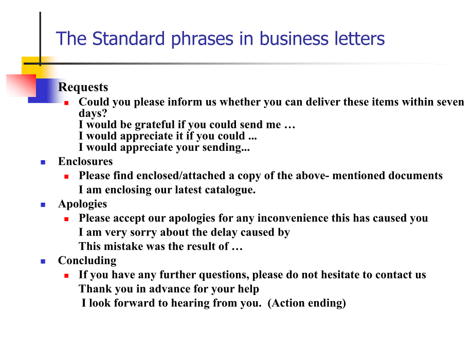 general principles of business writing外贸函电_第3页