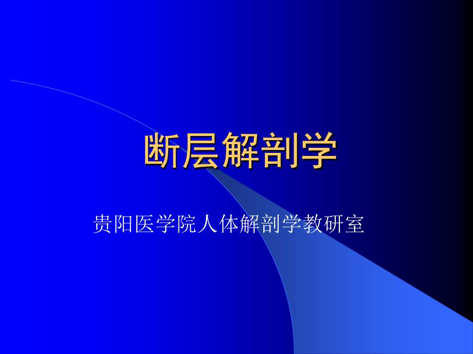 【医药健康】断层解剖学_第1页