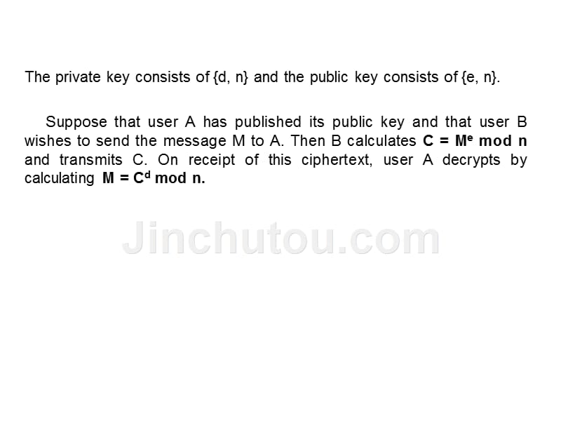 m = c d mod n：m = c d mod n_第5页