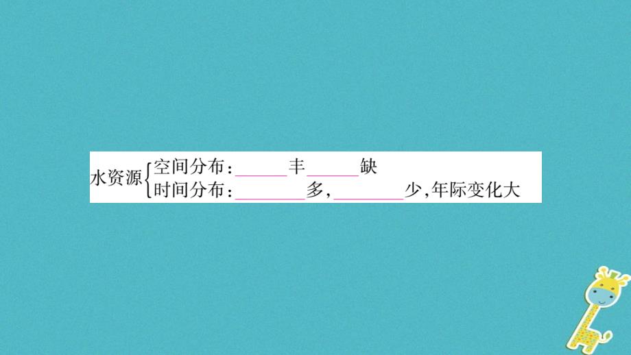 2018年八年级地理上册第3章中国的自然资源本章知识归纳课件新版新人教版_第4页