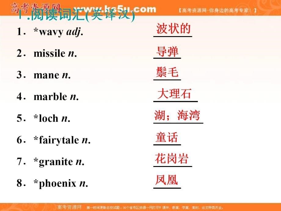 2018-2019学年高中新三维一轮复习英语北师大版课件：必修二 unit 6　design _第5页