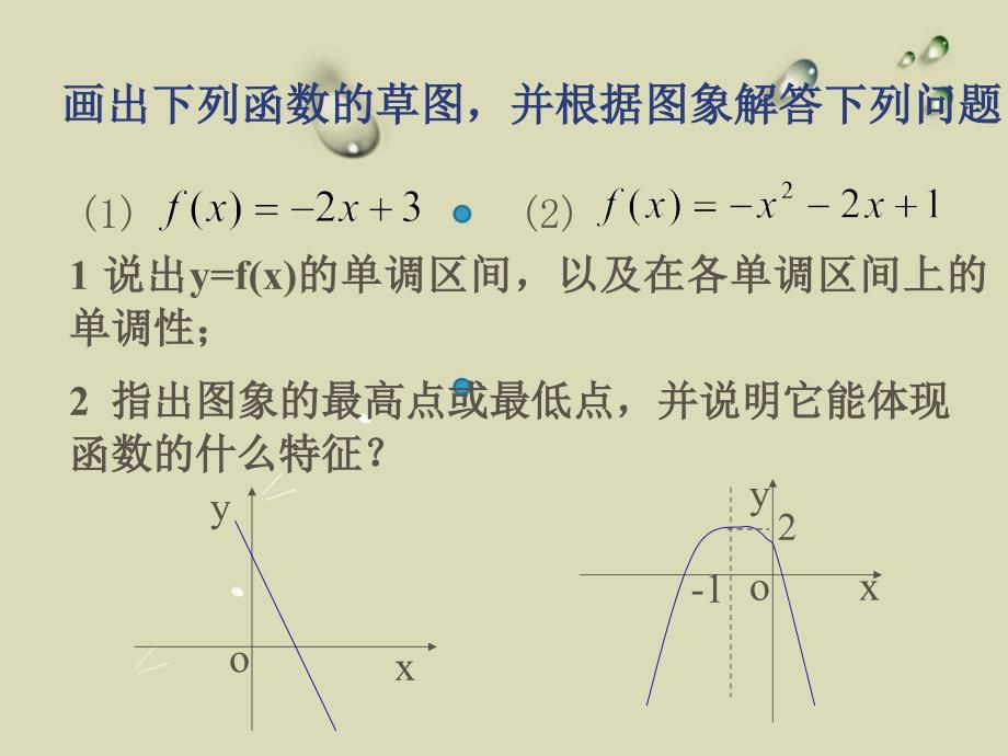 高中数学课件：《1.3.1 函数的基本性质——最大（小）值》课件_第2页