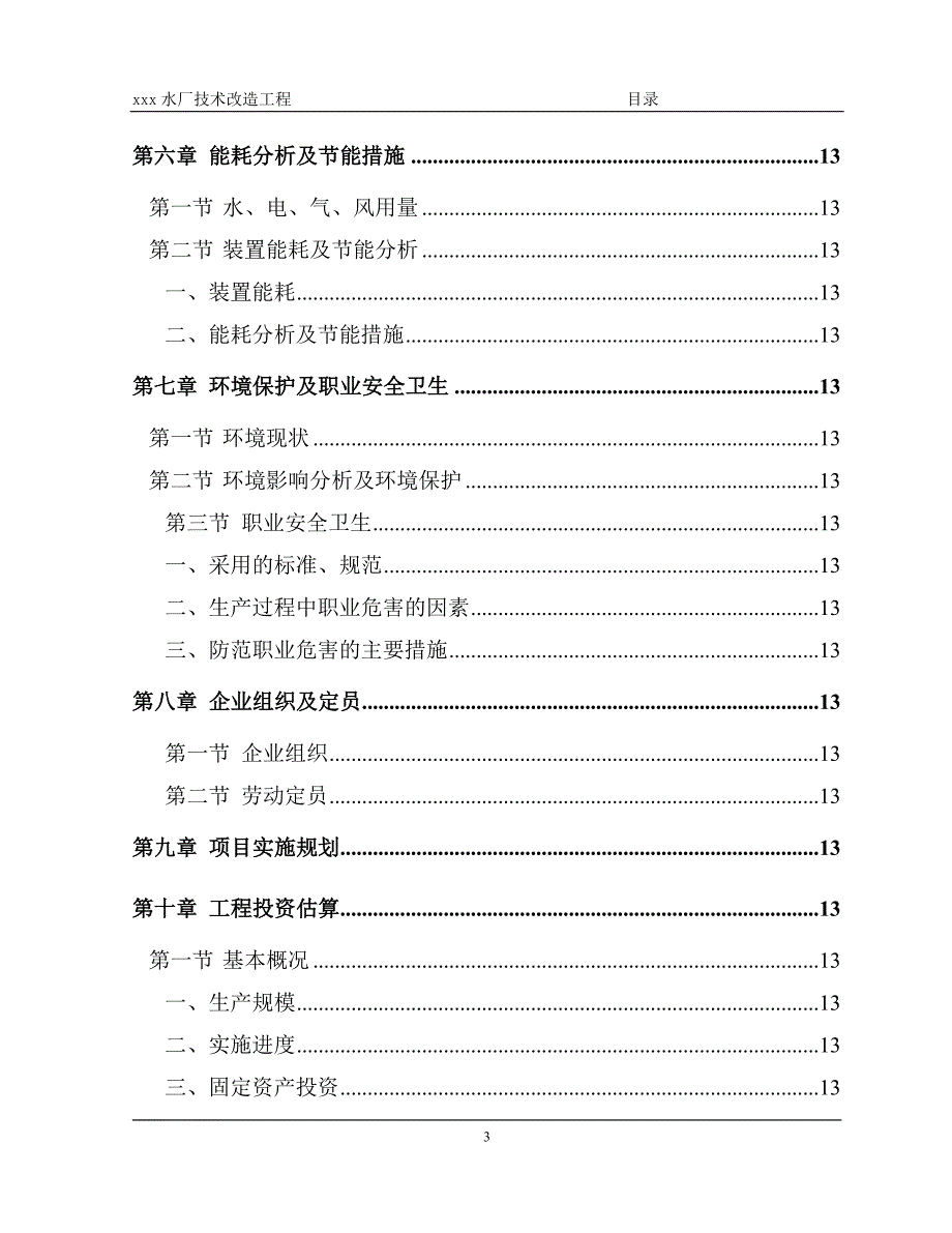 X净水厂技术改造工程可行性研究报告_第4页