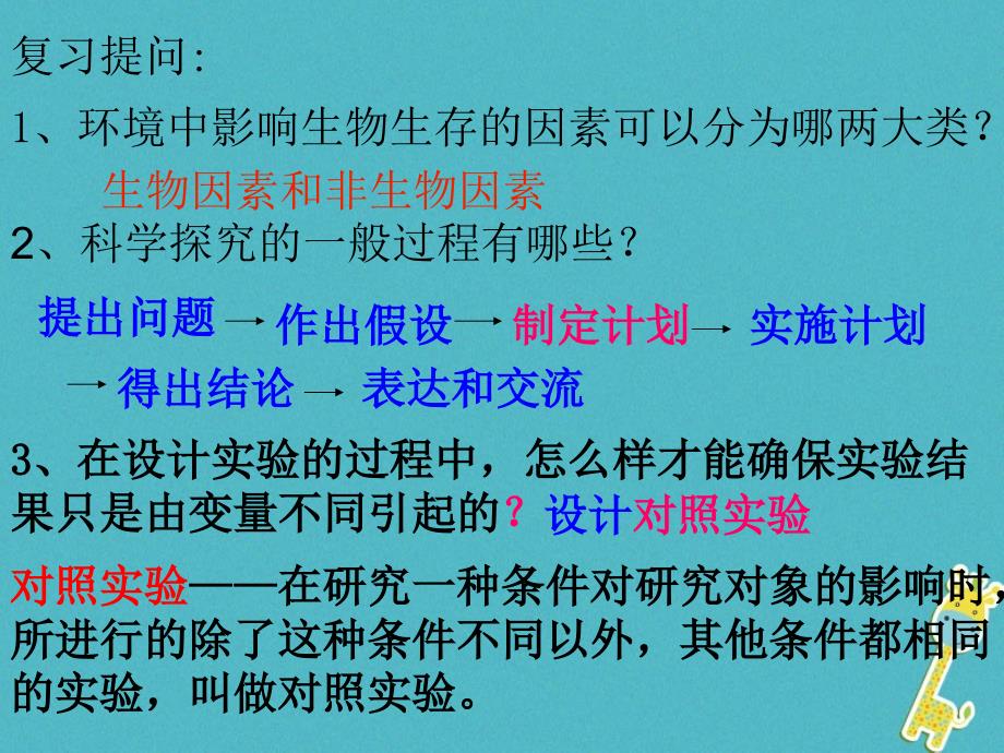 安徽省合肥市长丰县七年级生物上册1.2.1生物与环境的关系第4课时课件新版新人教版_第2页