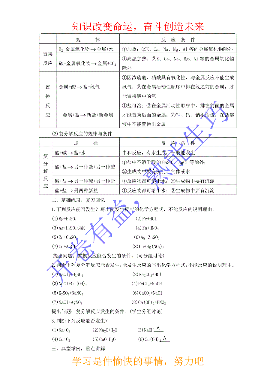 新人教版九年级化学下册教案汇编三_第3页