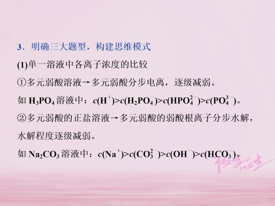 2019版高考化学总复习 第8章 水溶液中的离子平衡 微专题强化突破16 溶液中粒子浓度关系的判断课件 新人教版_第5页