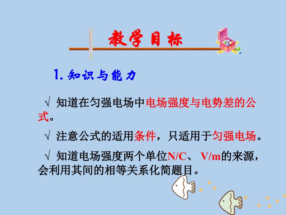 2018年辽宁省大连市高中物理第1章静电场1.6电势差与电场强度的关系课件新人教版选修_第4页