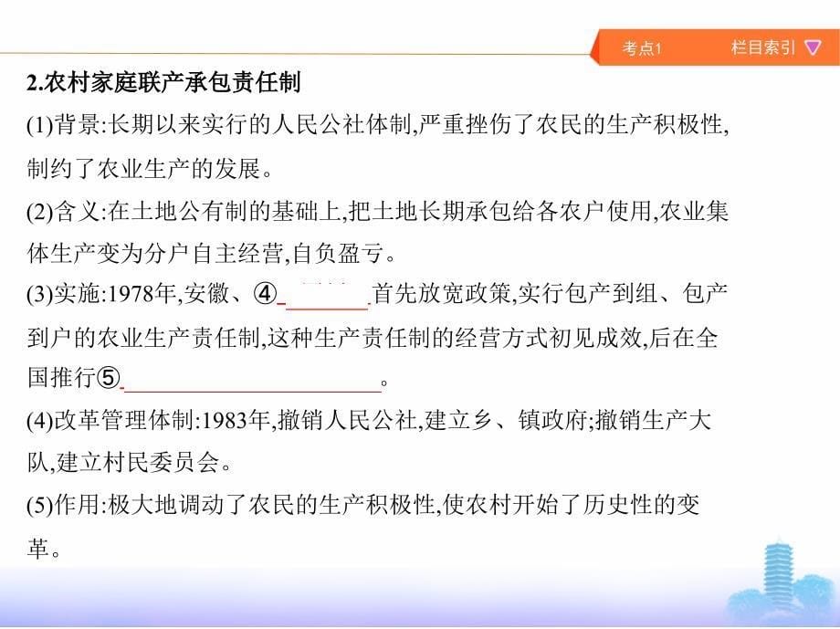 2019版高考历史一轮复习课标通史版课件：第25讲　中国特色社 会 主 义建设道路的探索 _第5页