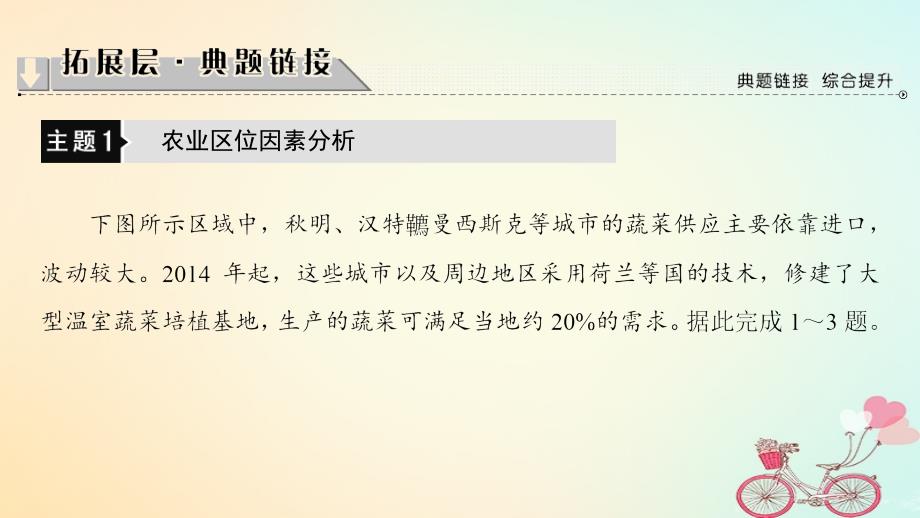 2018年高中地理第三章农业地域的形成与发展章末分层突破课件新人教版必修_第4页