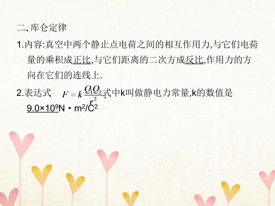 2018年高中物理 第1章 静电场 1.2 库仑定律课件 新人教版选修3-1_第4页