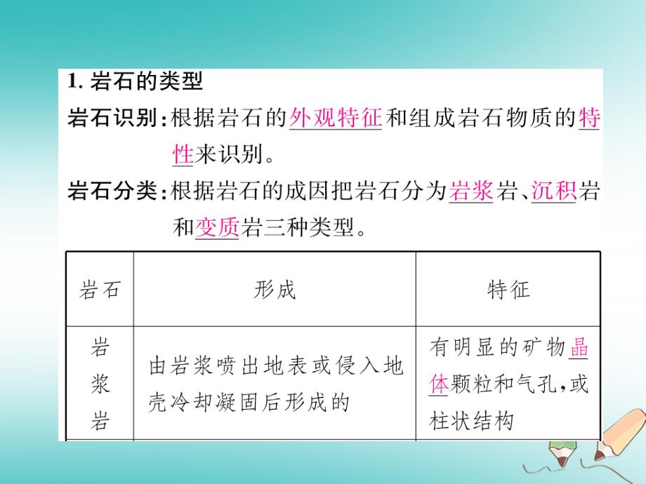 2018年秋七年级科学上册 第3章 人类的家园—地球（地球与宇宙）第3节 组成地壳的岩石课件 （新版）浙教版_第2页