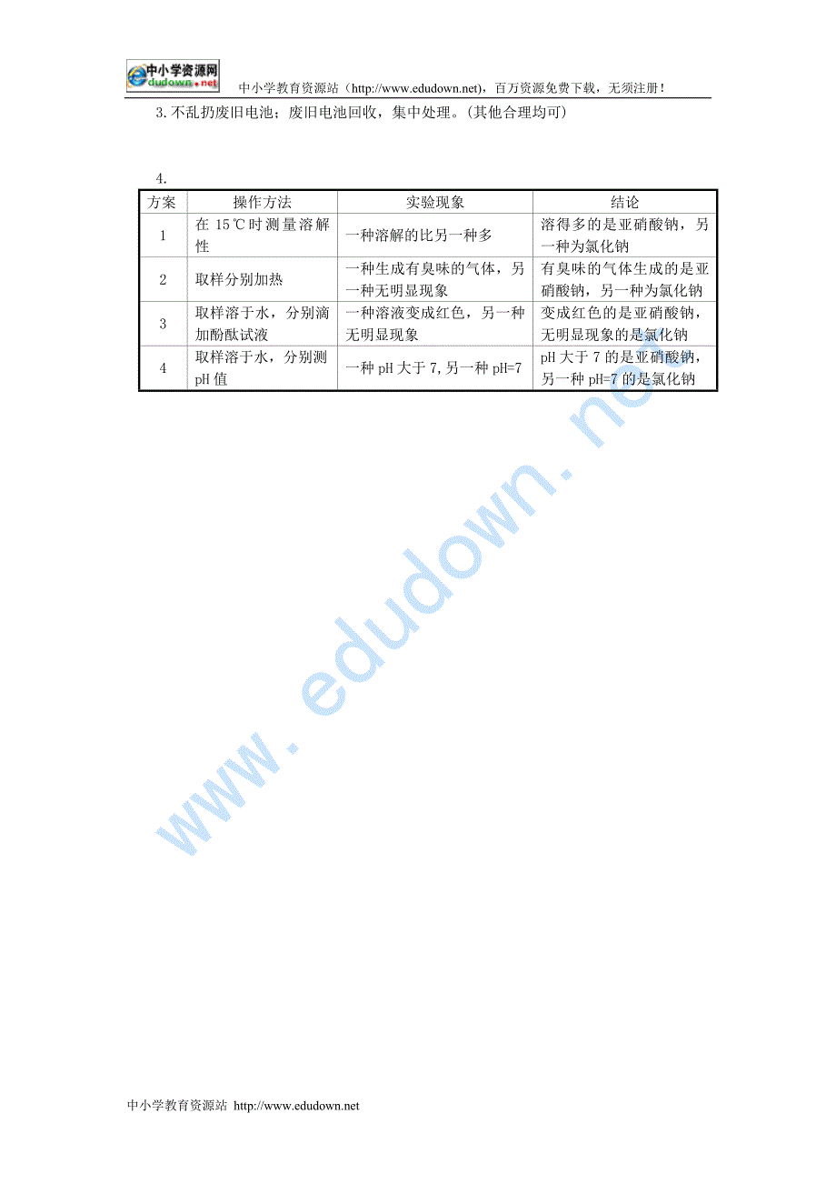 湘教版化学九年单元3《远离毒品》word教案_第4页