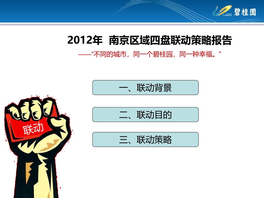 2012年碧桂园南京区域四盘联动策略报告_第2页