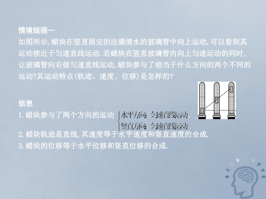 2017_2018学年高中物理第一章抛体运动第2节运动的合成与分解课件教科版必修_第4页