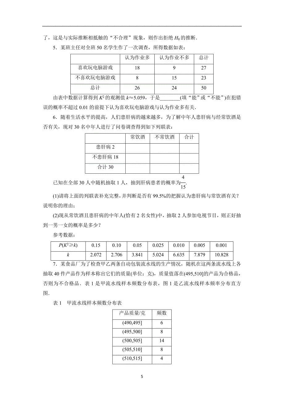 2017-2018学年高中数学人教a版选修1-2创新应用课下能力提升（二）含解析_第5页