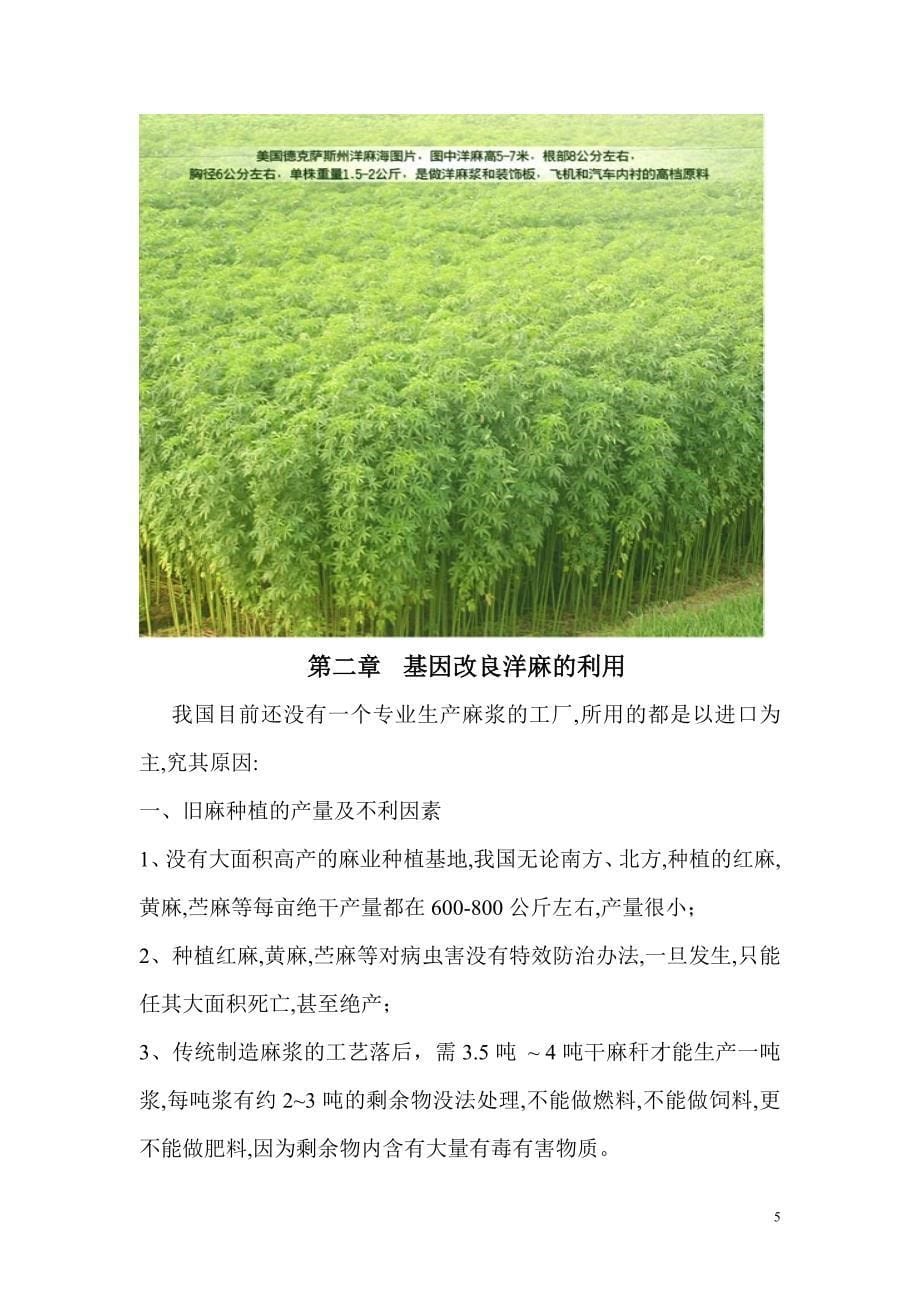 洋麻种植生产项目建议书_第5页