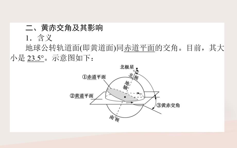 2019年高考地理一轮复习第二章宇宙中的地球5地球的公转及其地理意义课件湘教版_第5页