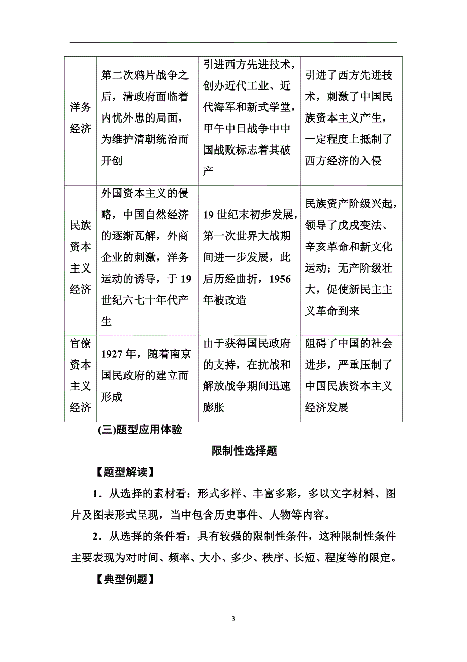 2017-2018学年高中历史必修二人民版专题二专题整合含答案_第3页