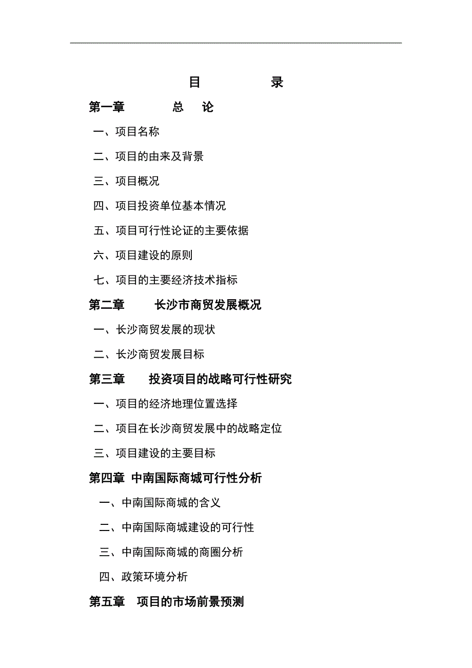 中南国际商城建议书可研报告_第2页