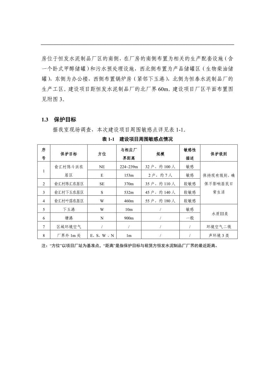 年产生物柴油10000吨新建项目环境影响报告书word_第5页