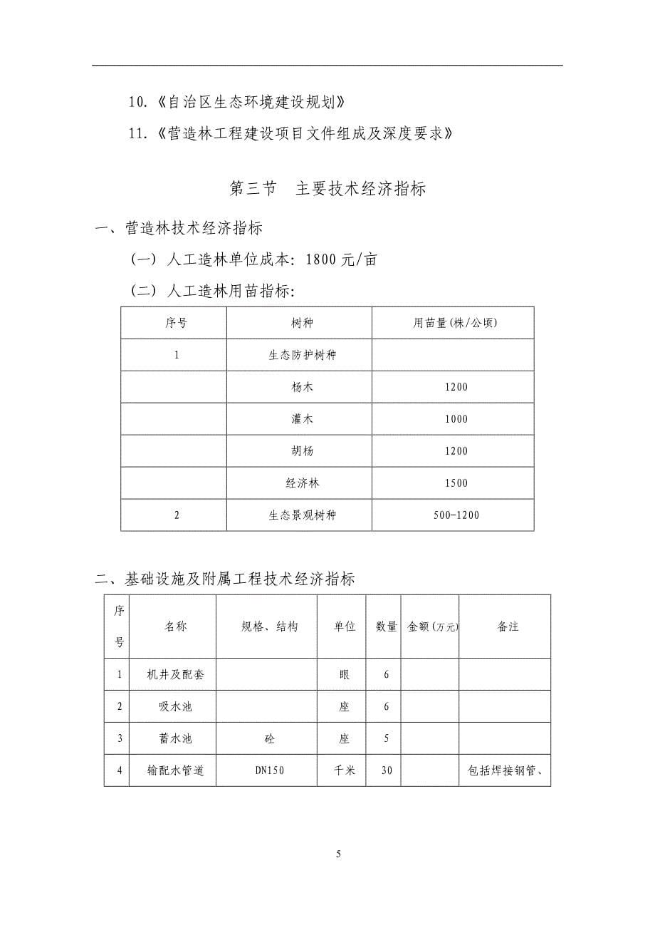 塔什店荒山绿化工程可行性研究报告_第5页