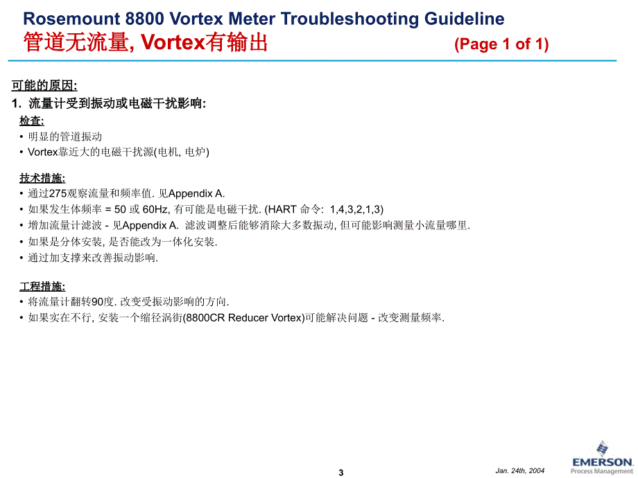 流量计故障诊断流量计受到振动或电磁干扰影响_第3页