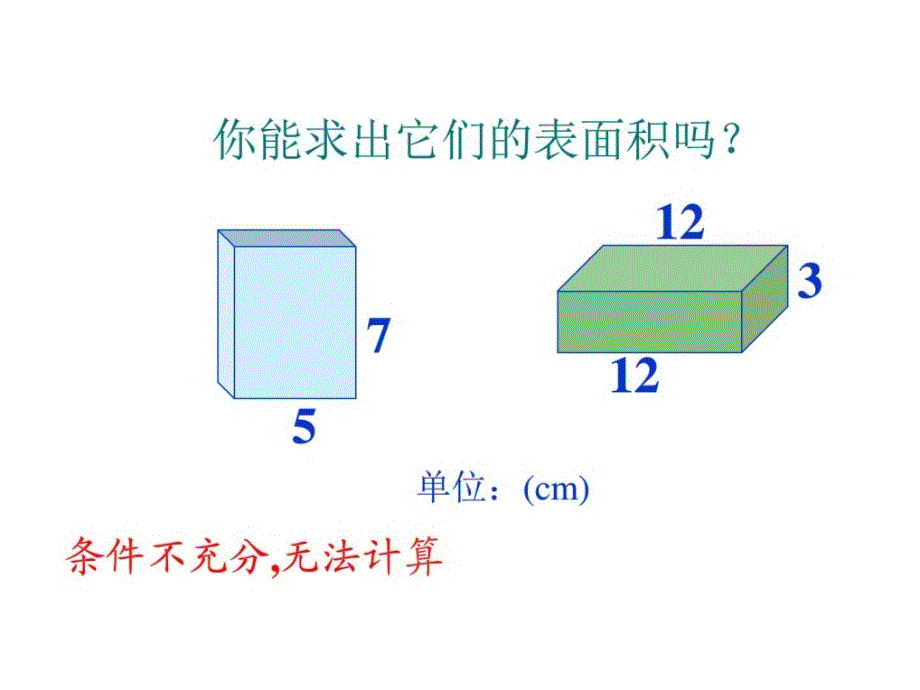 人教版五年级数学下册长方体正方体的表面积_第4页