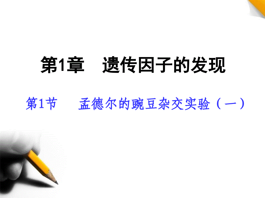 孟德尔的豌豆杂交实验一新课_第3页