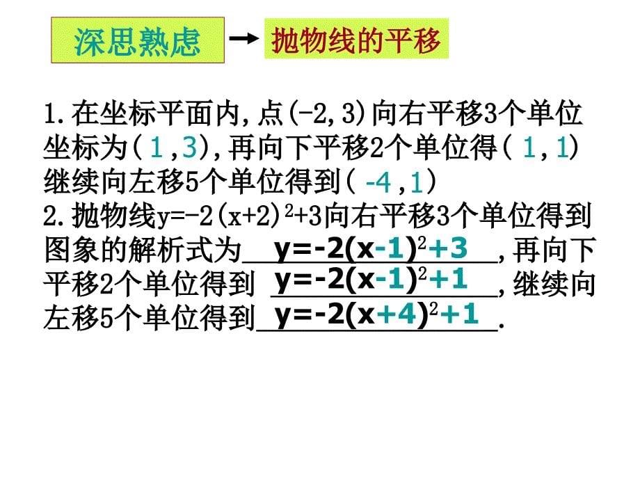 用三种方式表示二次函数（1）解析法列表法图象法 ppt课件_第5页