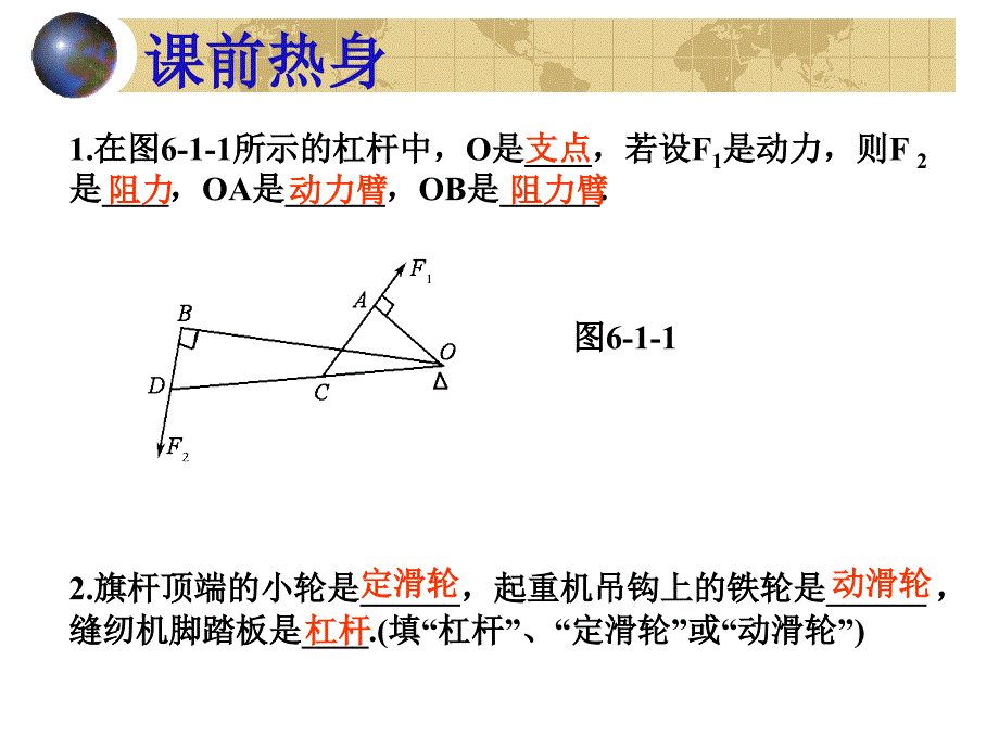 中考专题复习简单机械ppt课件_第3页