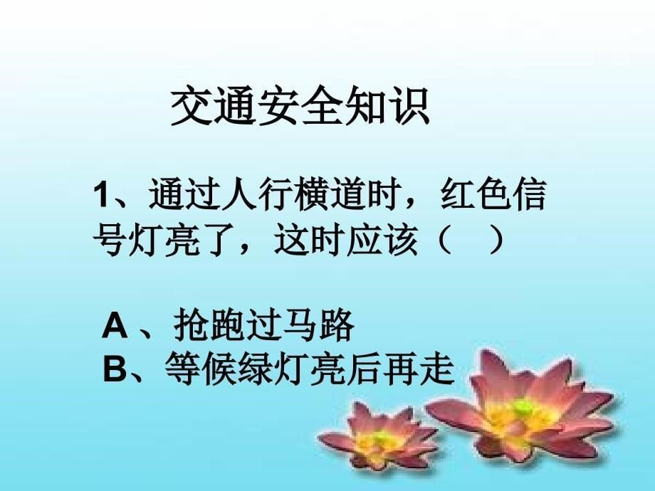 小学三年级品德与社会下册《马路不是游戏场》课件_第5页