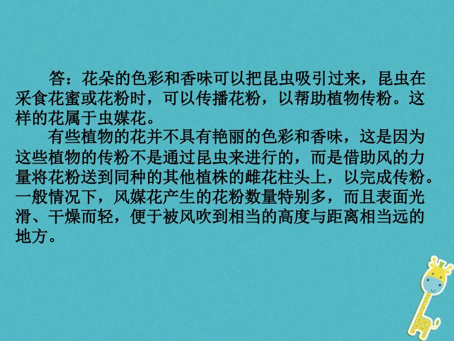 福建省漳州市云霄县七年级生物上册第三单元第二章第三节开花和结果课件（新版）新人教版_第4页