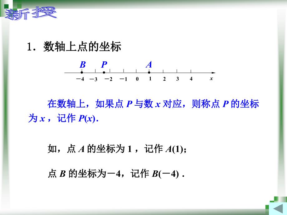 中职数学基础模块8.1.1数轴上的距离公式和中点公式教学课件人教版_第3页