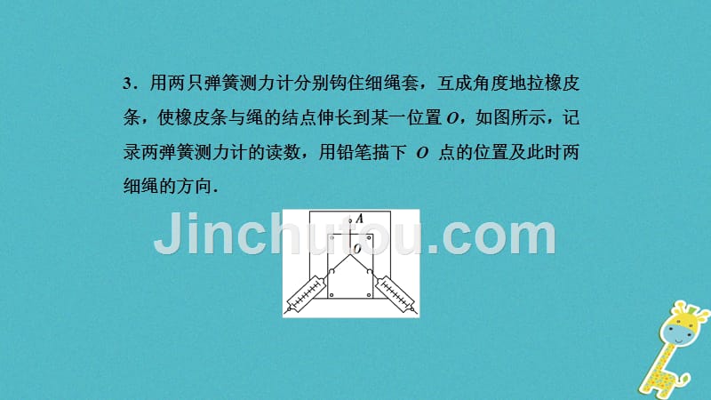 2019高考物理一轮复习第二章相互作用第4讲验证力的平行四边形定则课件_第5页