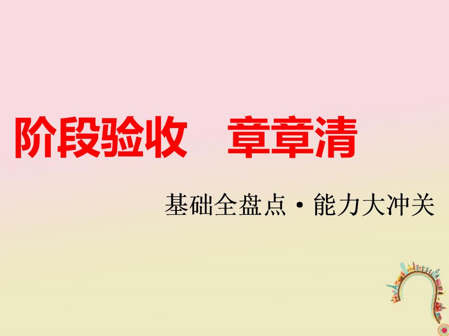 安徽省芜湖市高考化学一轮复习第1章认识化学科学阶段验收章章清课件_第1页