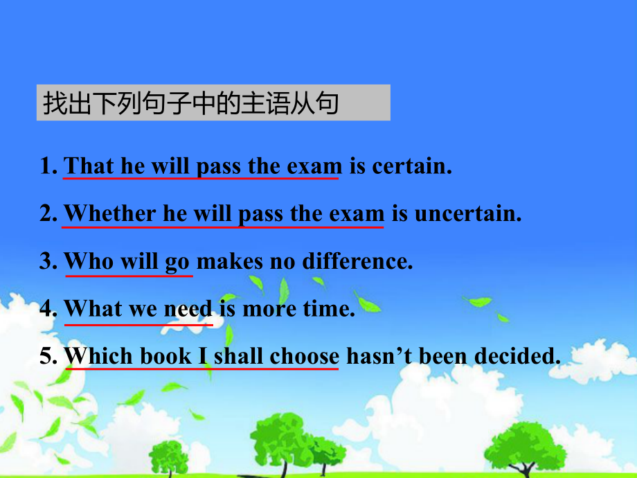 高考英语总复习--------主语从句_第3页