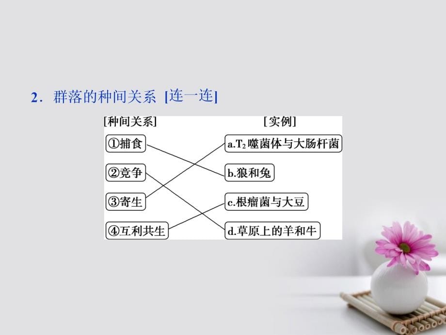 2019年高考生物总复习第九单元生物与环境第31讲群落的结构群落的演替课件新人教版_第5页