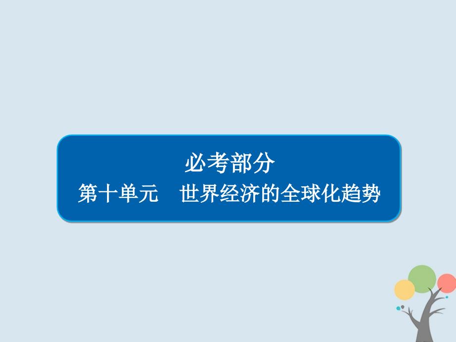 2019年高考历史一轮复习第十单元世界经济的全球化趋势37战后资本主义世界经济体系的形成课件新人教版_第1页