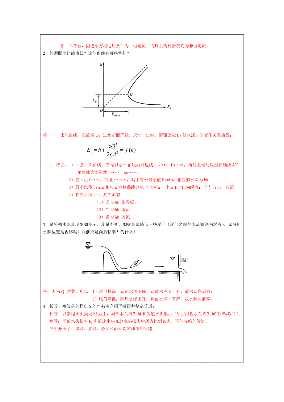 水力学试卷汇总燕大_第2页