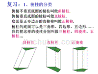 柱平行六面体、面积和体积