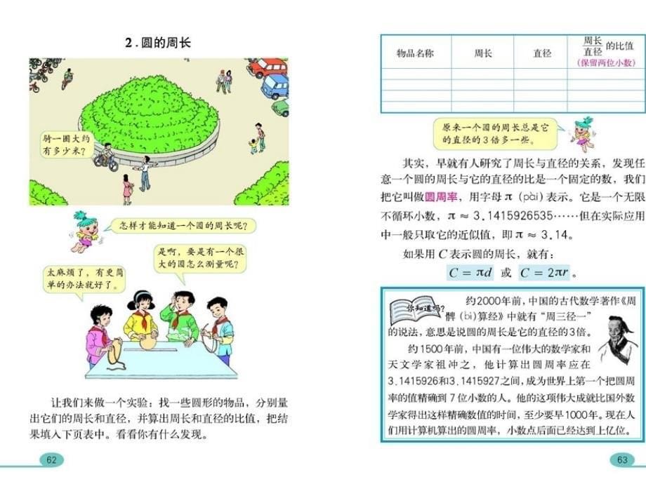 小学数学六年级上册《圆的整理与复习》课件_第5页