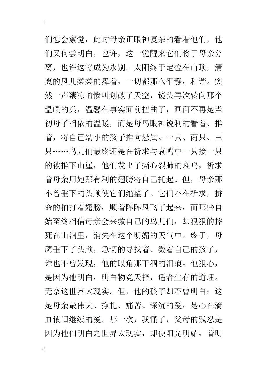 那一次，我懂了300字八年级作文_第3页