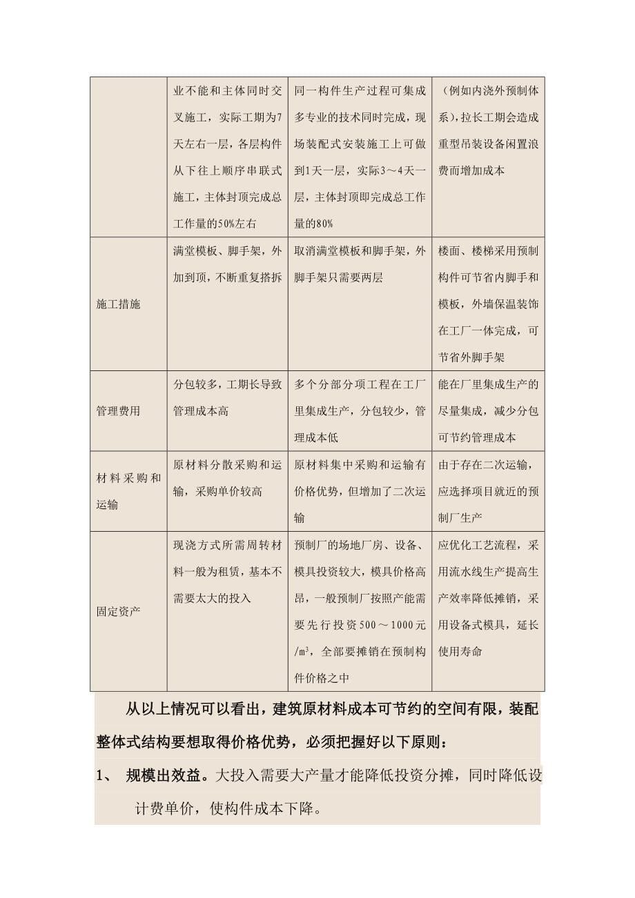 装配整体式结构成本分析和降低造价的主要措施缺图_第5页