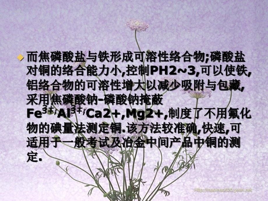 碘量法测定铜的改进藉焦磷酸钠-磷酸钠掩蔽铁_第5页