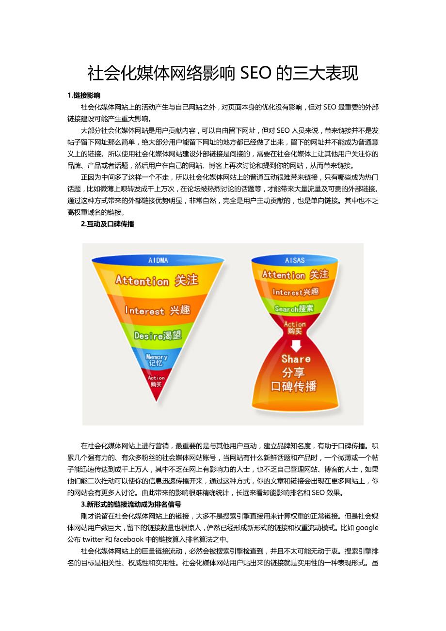 社会化媒体网络影响seo的三大表现_第1页