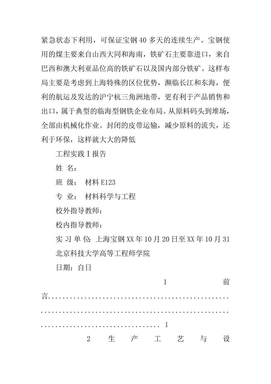 xx宝钢实习报告.docx_第5页