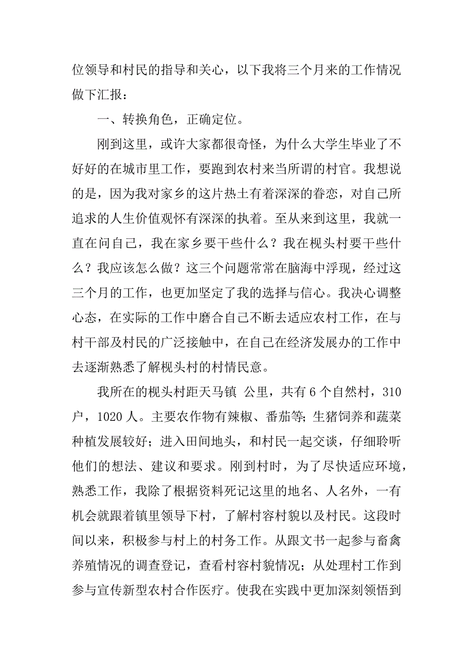 xx大学生村官个人述职报告.docx_第4页