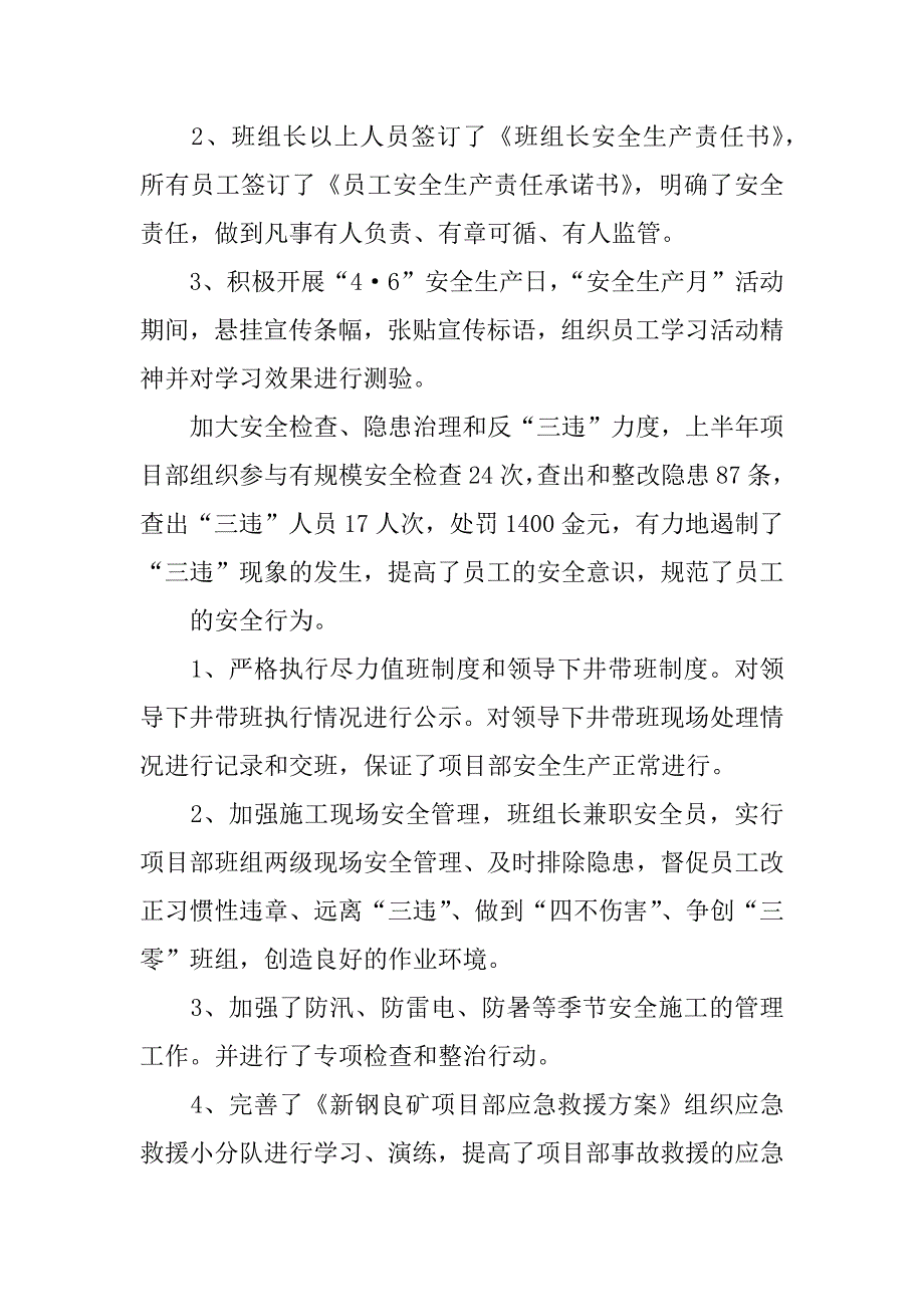 上半年安全工作汇报总结.docx_第2页