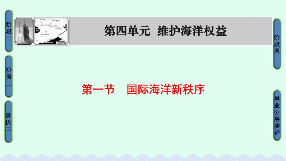 高中地理 第单元 维护海洋权益  国际海洋新秩序整合提升课件 鲁教版选修_第1页