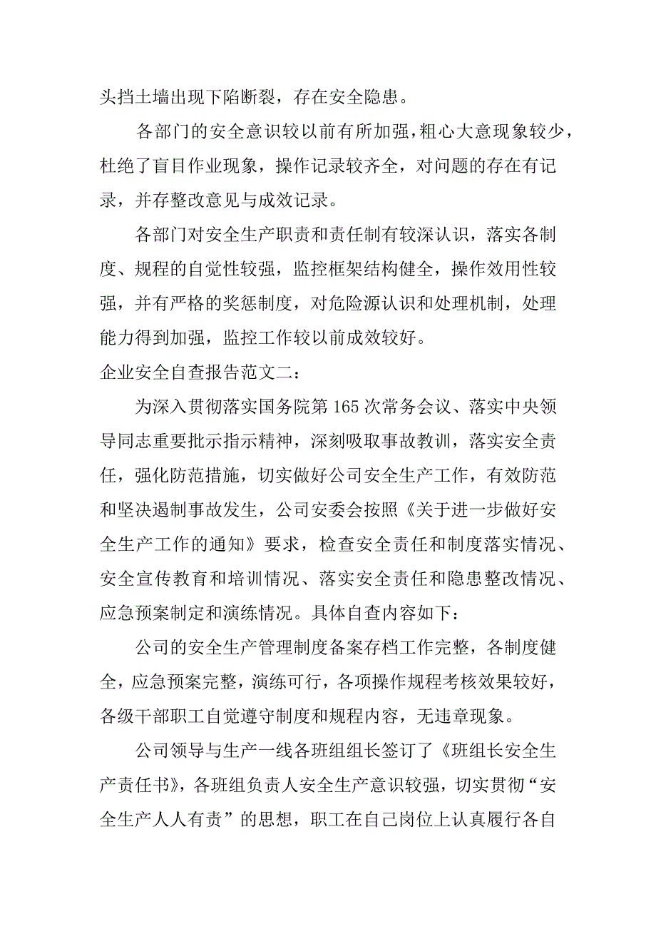 企业安全自查报告.docx_第2页